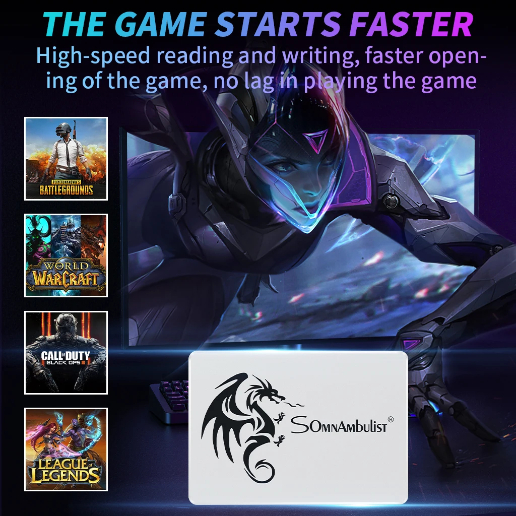 Ssd sata3 встроенный жесткий диск подходит для компьютеров ноутбуков и настольных 240