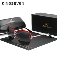 kingseven 2021 womens glasses luxury brand sunglasses gradient polarized lens round sun glasses butterfly oculos feminino