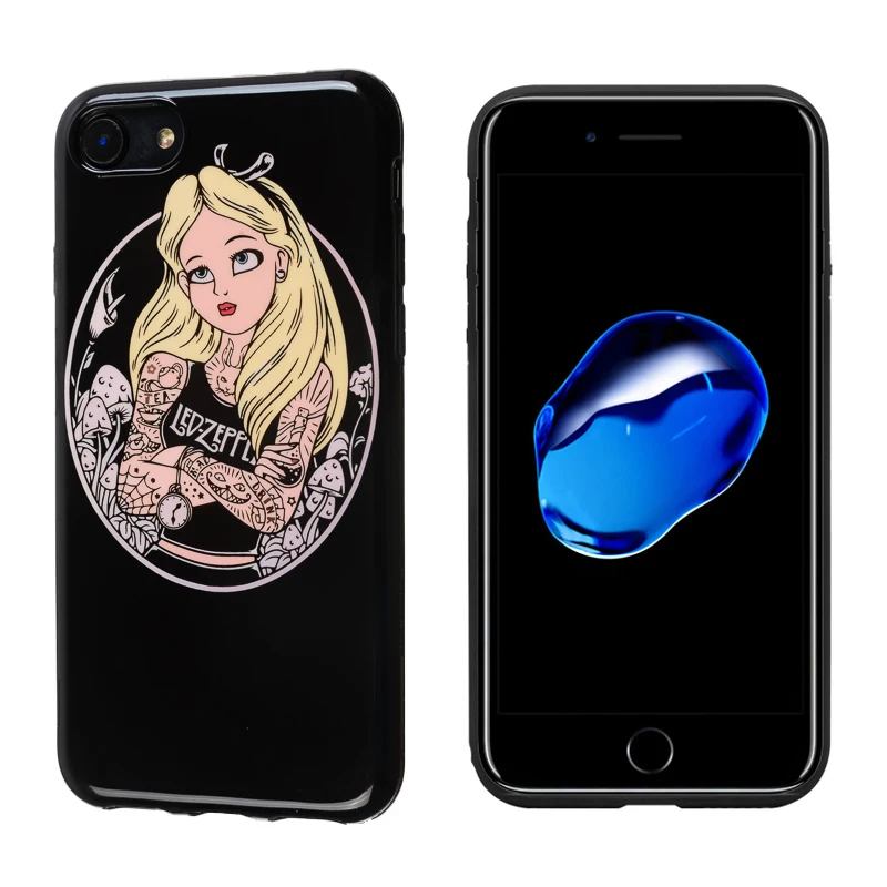 Роскошный глянцевый мягкий силиконовый чехол IMD для Apple iPhone 7 8 Plus X 10 XS Max XR 6S 6 с