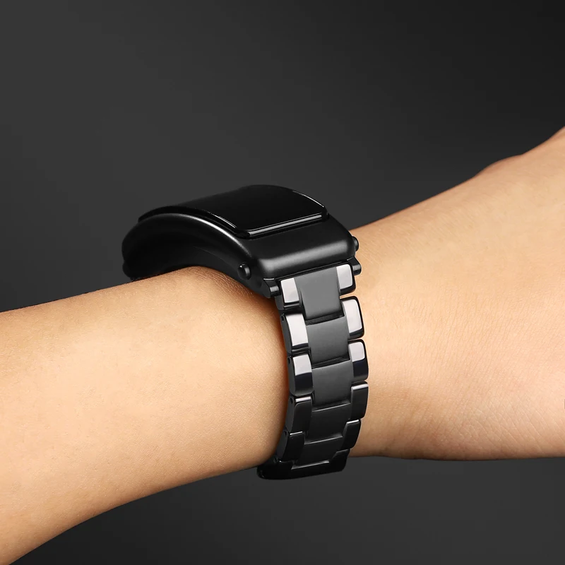 

ceramic strap For Huawei TalkBand B6 B3 16mm replacement watch band For Huawei TalkBand B5 HONOR Watch es 18mm band Watchbands