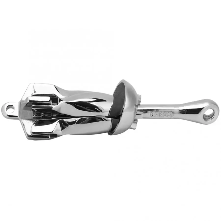 Boat Foldabel Anchor Stainless Steel Kayak Fishing Folding Grapnel Canoe Yacht Accessory | Спорт и развлечения
