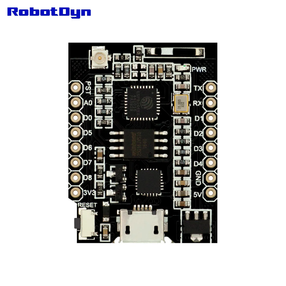 RobotDyn WiFi D1 mini PRO интеграция ESP8266+ 32Mb flash и USB-TTL CP2104