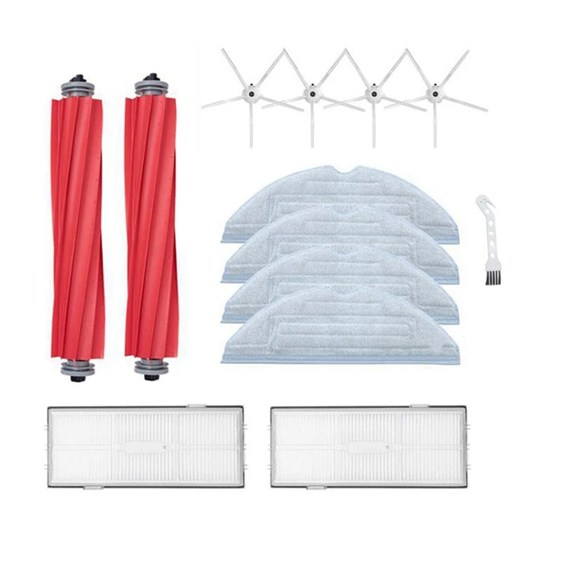 

Сменные детали для пылесоса Xiaomi Roborock S7 T7 Plus, насадка на швабру, фильтр НЕРА, основная и боковые щетки