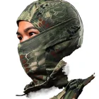 Маска для лица, тактическая, военная, Охотничья, страйкбольная, уличная, Quick-капюшон для сушки, защитная шапка-Балаклава, шарф на все лицо вождей питона