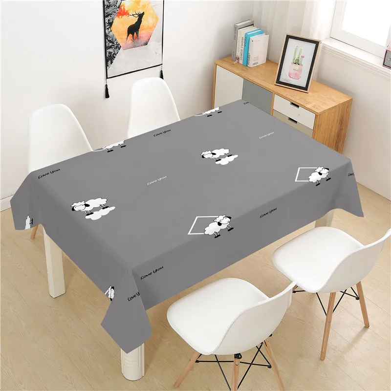 Simple Pattern Tablecloth polyester Hotel Picnic Table Rectangular Covers Home Dining Tea Decoration | Дом и сад