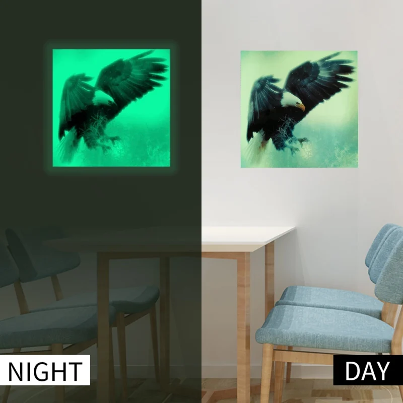 

Non-toxi Eco-friendly Luminous Wall Stickers DIY Moonlight PVC Self-Adhesive Glow In The Dark Decals Art Posters 1PC