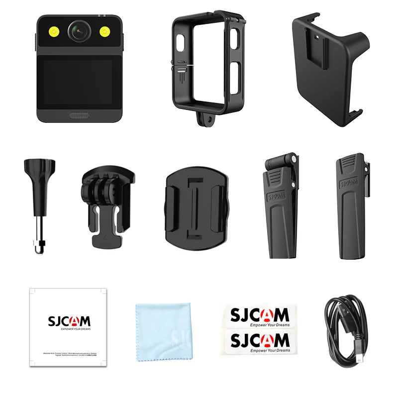 Оригинальная камера SJCAM A20 2 33 "Передний сенсорный экран 166 ° широкоугольный