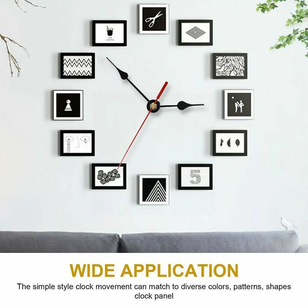 

DIY Quartz Wall Clock Movement Mechanism Replacement Set Tool Hands Clocks Kits Part Repair Accessories Wall Replacement K7V9