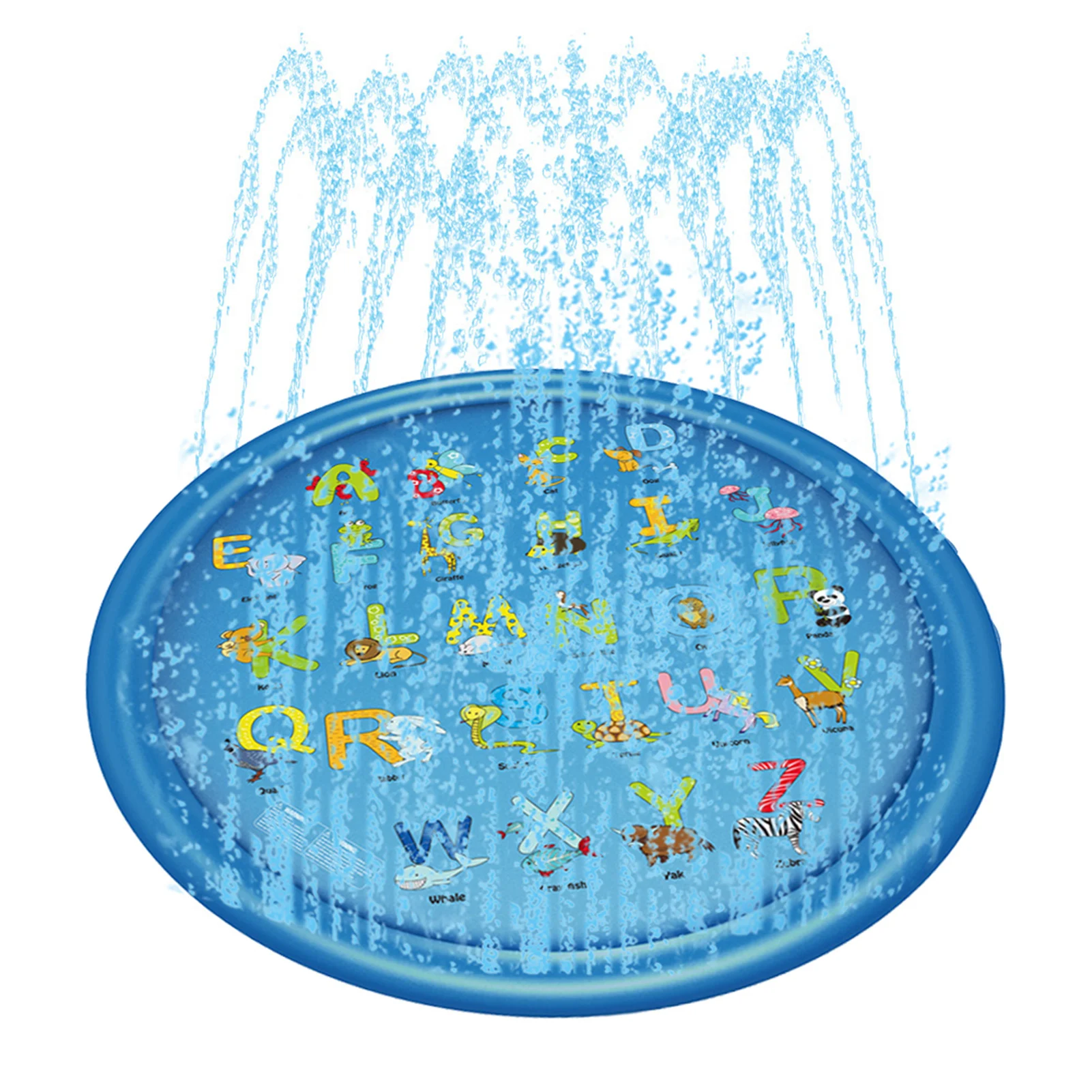 

170cm Baby Spray Water Mat PVC Round Sprinkler Splash Pad Fun Summer Outdoor Lawn Water Play Mat Games For Children