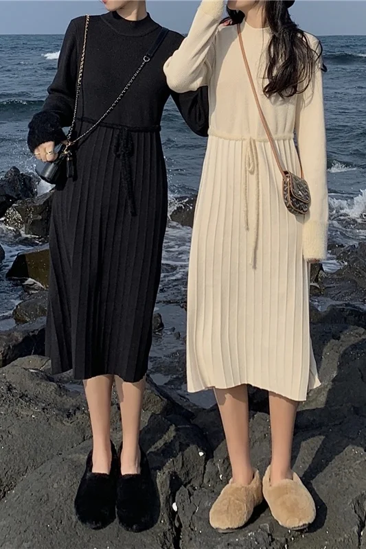 Осенне-зимнее платье для маленьких мужчин новинка 2021 женская одежда черный