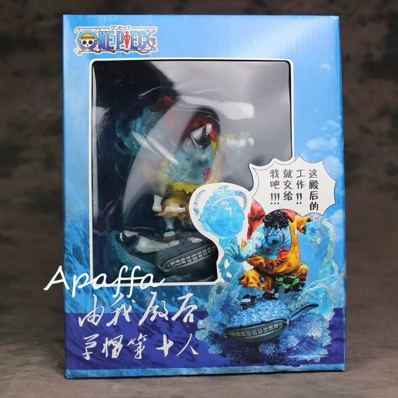 

21cm Anime Figure Toys One Piece War Damage Jinbe PVC Action Figure Toys Collection Model Doll Gift
