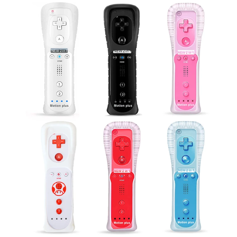 Пульт дистанционного управления 2 в 1 для WII беспроводной геймпад Wii Motion Plus