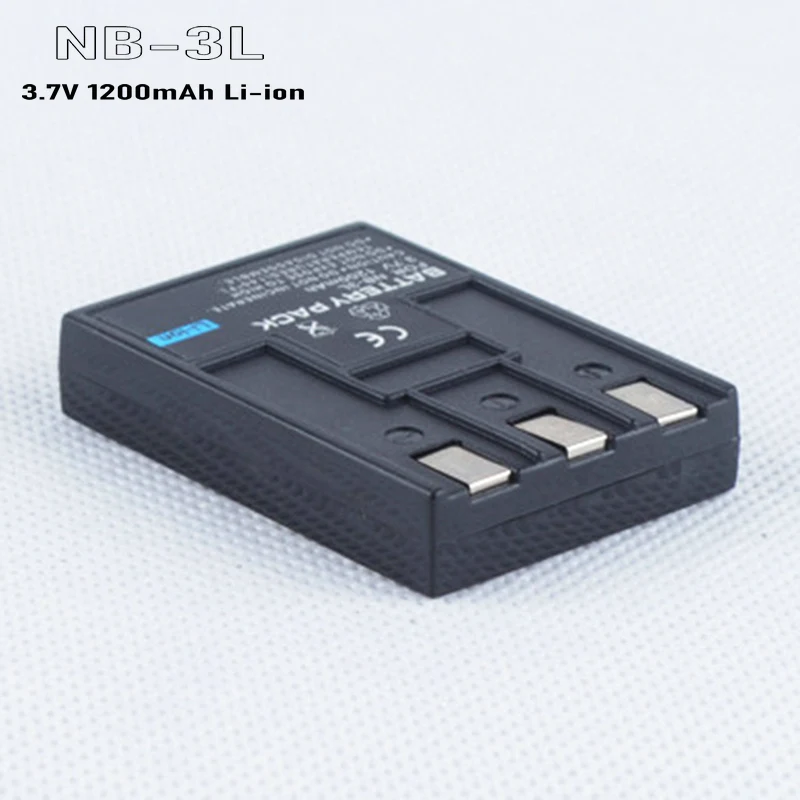 

NB-3L NB3L 3.7V 1200mAh Li-ion Rechargeable Camera Battery for Canon Camera IXUS i5 700 750 Powershot SD10 SD100 SD550 SD500