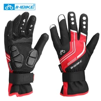 inbike winter warm motorcycle gloves gel padded cycling gloves mens outdoor ski thermal gloves bicycle mtb bike accessories