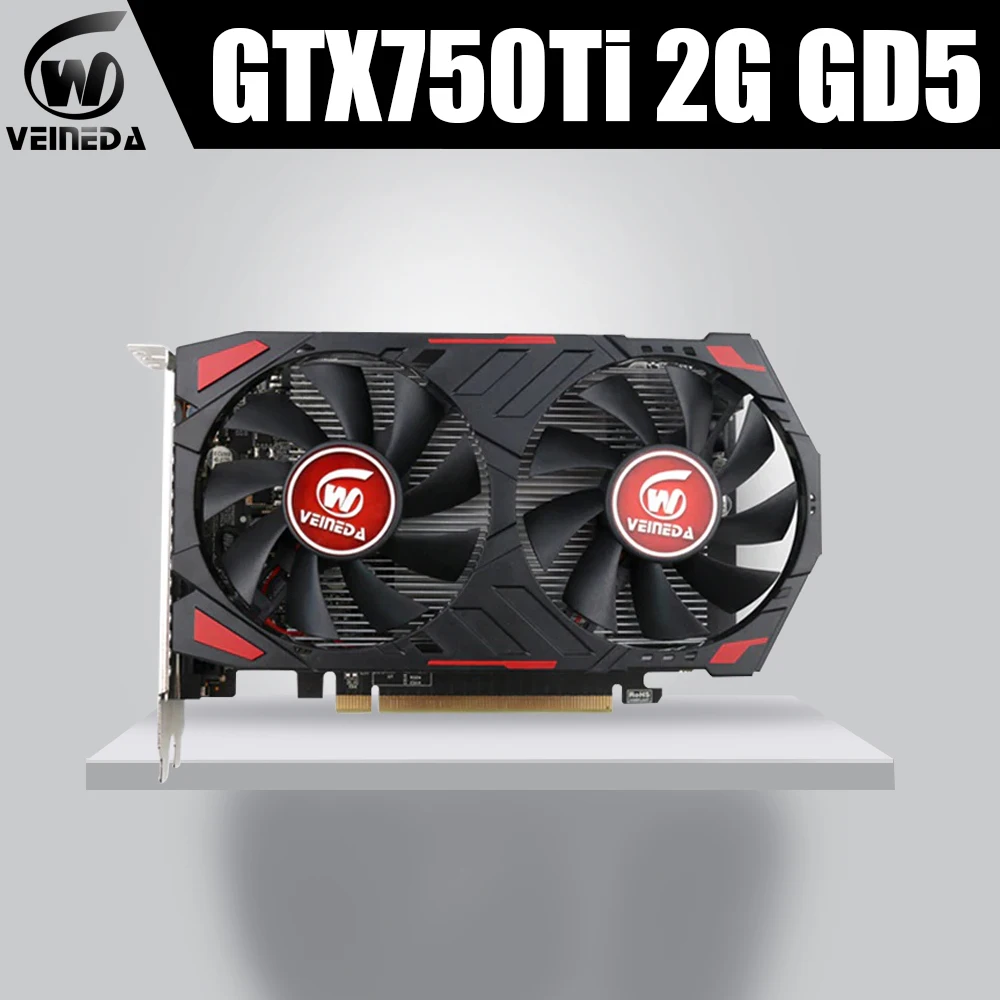 Видеокарта Veineda GTX750Ti 2 гб графические карты карта для nVIDIA Geforce GDDR5 128 бит видеокарта