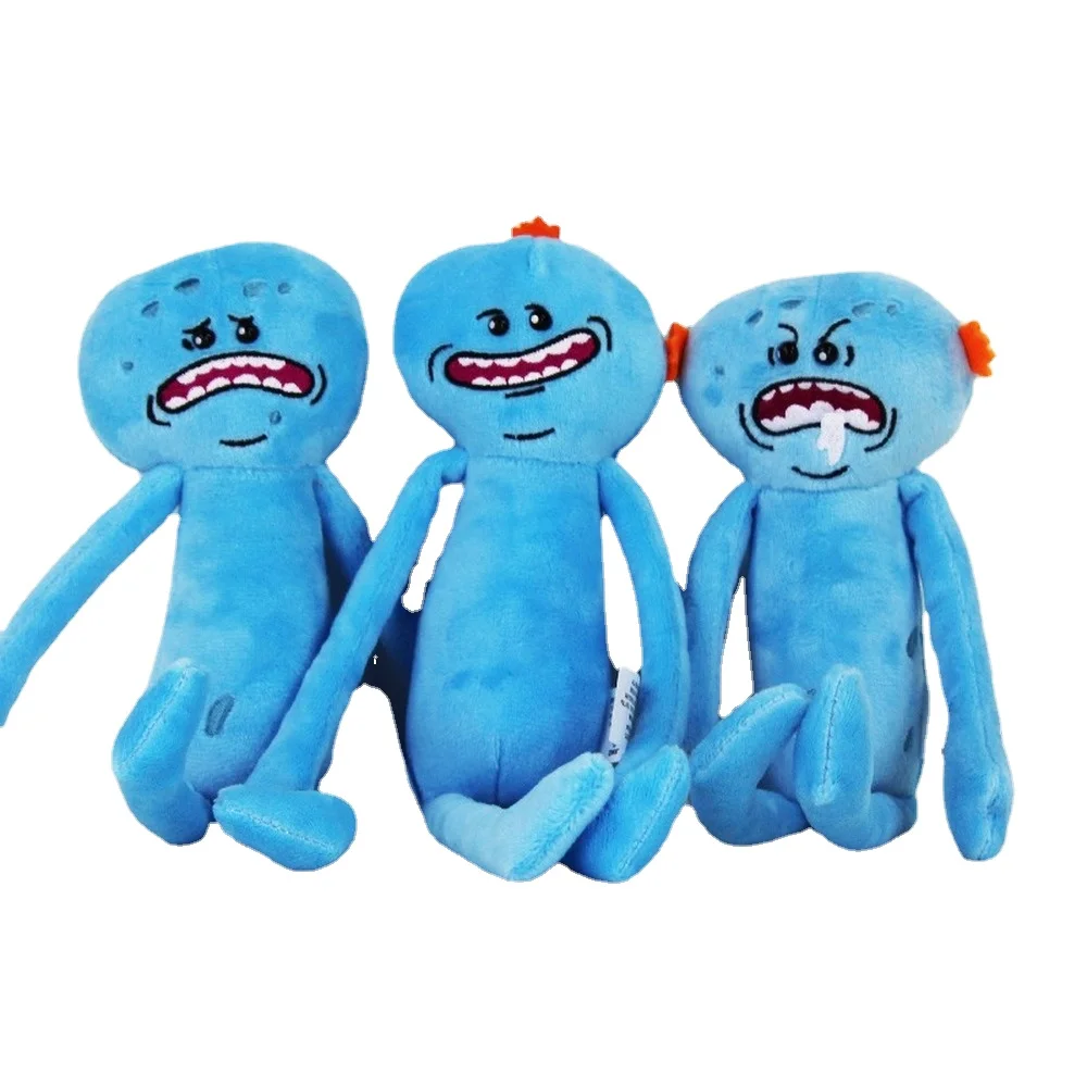 

25cm 3 Styles Meeseeks Stuffed Plush Toys Dolls For Kids Gift