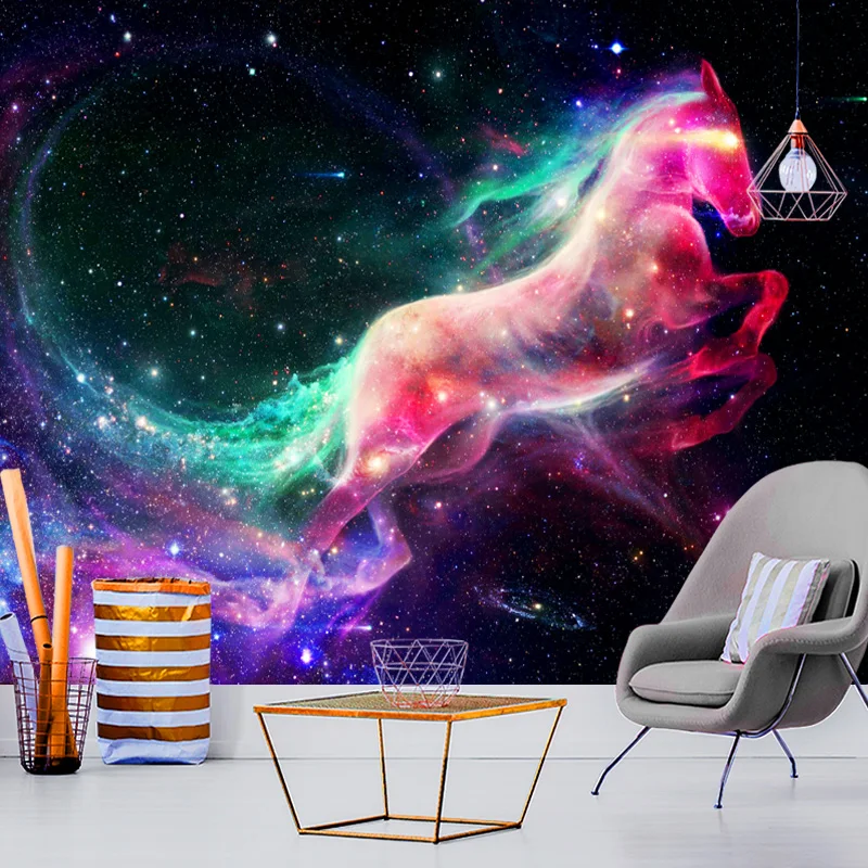 Pegasus гобелен с животными wall boho холст изображением Лошадей Живопись стены картины