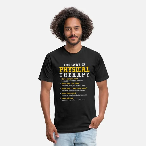 

The Laws Of Physical Therapy Unisex Poly Cotton T-Shirt