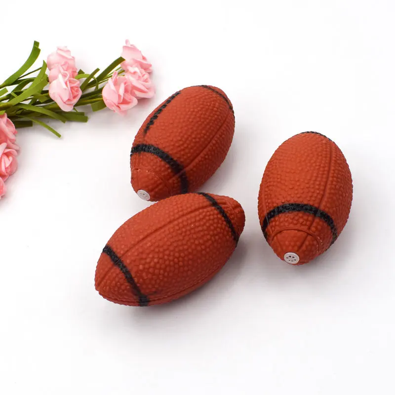 Игрушка для домашних животных звук виниловая игрушка регби собака моляр зуб мяч