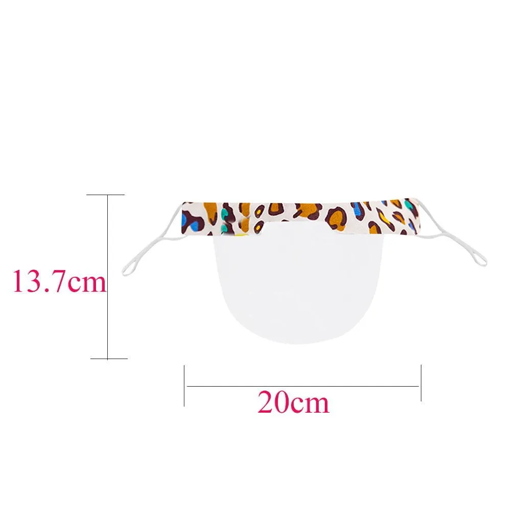 Взрослая 5 шт Язык губ визуальная прозрачная печатная маска для лица из ПВХ