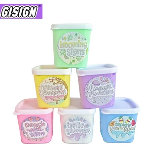 Большой пенный клей для слайма, пушистые подвески, масляное облако, полимерная глина, набор игрушек для слайма светильник Легкий Воздушный пластилин, добавки для набора Лизун