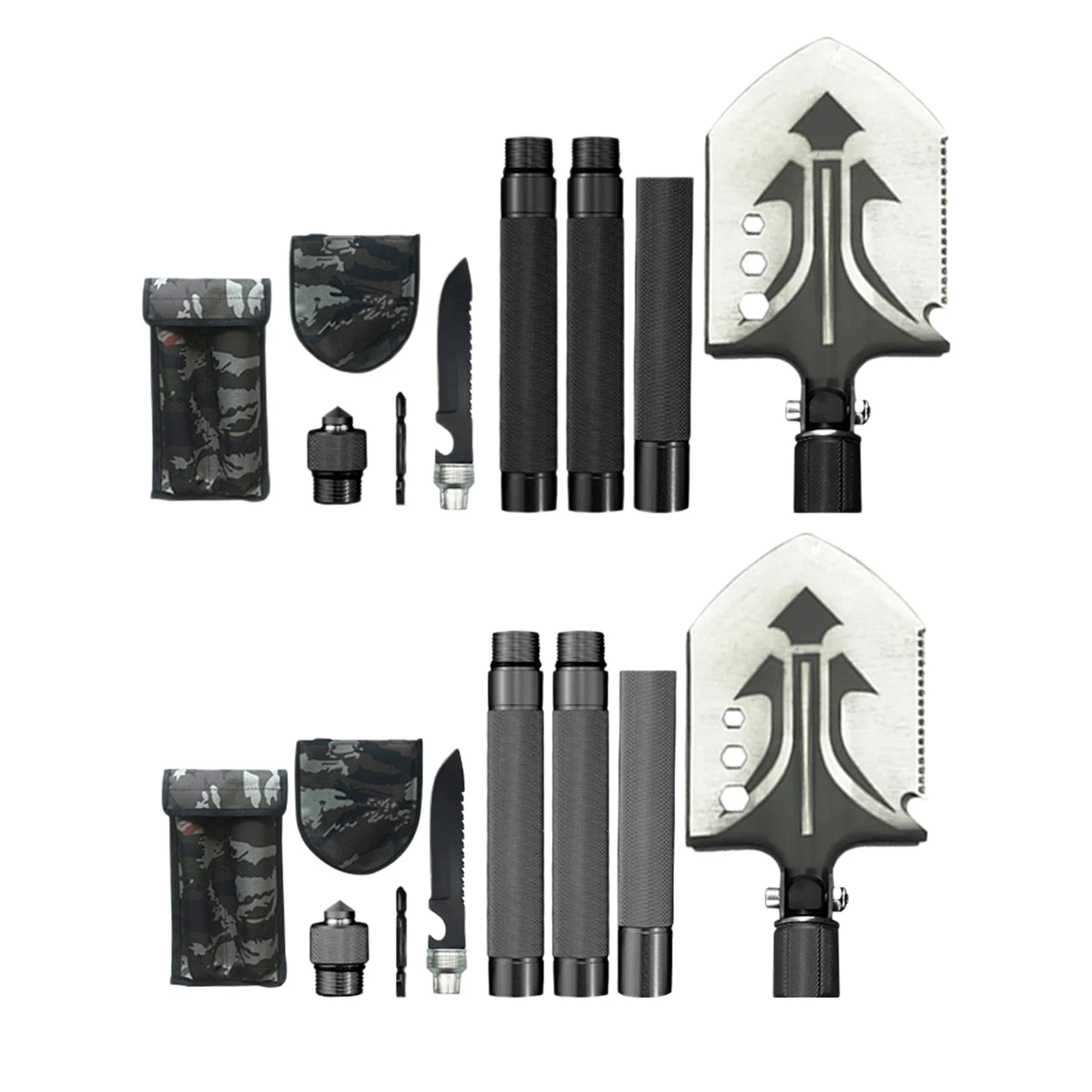 Тактическая многофункциональная лопата для снега складные инструменты