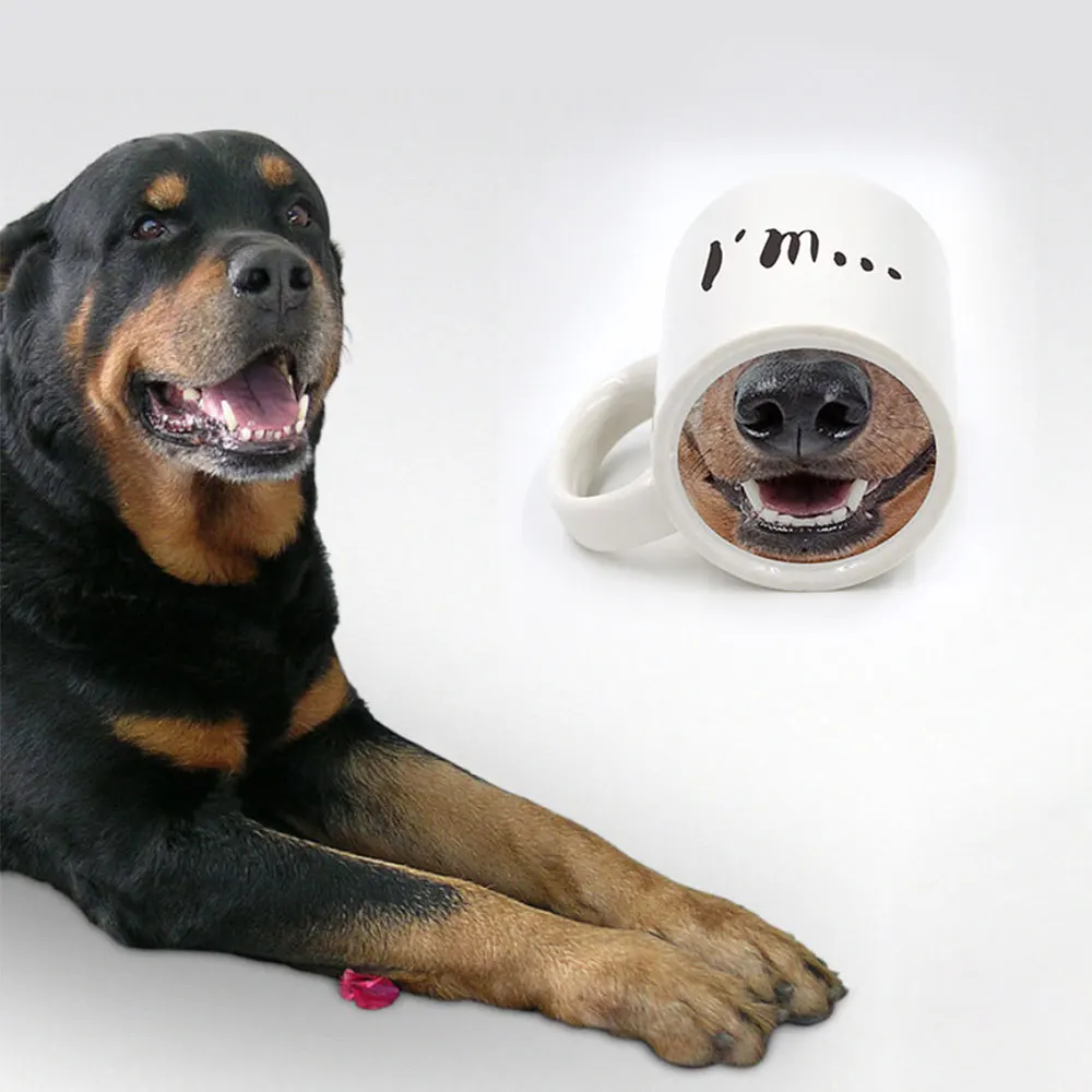 Забавная Кружка со Свинкой и носом новинка животные милый нос чашка для кофе