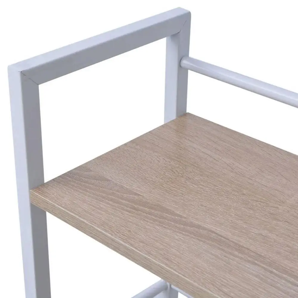 

USA WarehouseDesk with 4-Tier Bookcase Oak