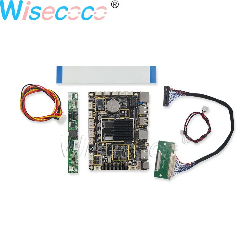 Wisecoco 12.3" Bar Display 1920*720 IPS LCD Screen High Brightness LVDS 50pin MIPI USB HOST OTG Android System Driver Board - купить по