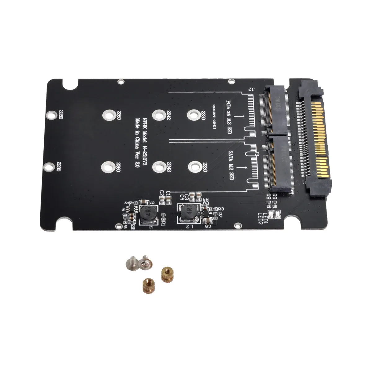 

CY Zihan SFF-8639 NVME U.2 to Combo NGFF M.2 M-key SATA PCIe SSD Adapter for Mainboard Replace SSD 750 p3600 p3700
