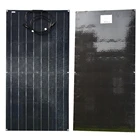 Солнечная панель 100 Вт 200 Вт 18 в ETFE Гибкая монокристаллическая ячейка 32 шт. 3,3 Вт 22% эффективность зарядки для фотоэлектрических PV кемпинговых лодок
