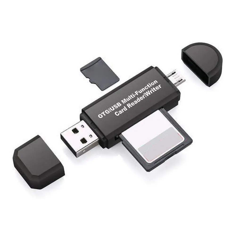 Кардридер USB 2 0 Type C к S D MicroSD TF адаптер для ноутбуков аксессуары OTG кардридер