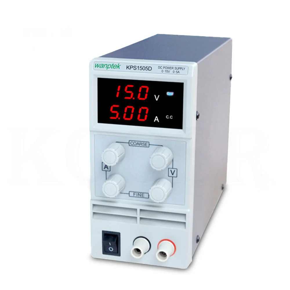 Регулируемый импульсный источник питания KPS1505D 15 в 5A цифровой блок с
