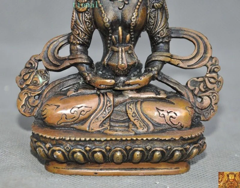 Свадебные украшения Тибетский буддистский храм Непал бронза Амитаюс долголетия