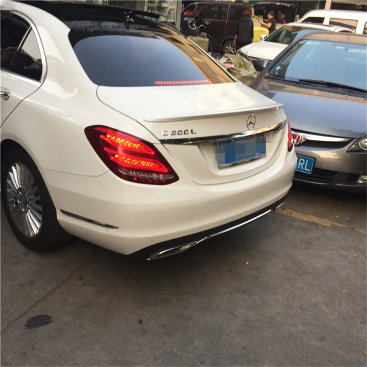 Спойлер для Mercedes Benz W205 2016-18 C180/C200/C230 C-класс высококачественный спойлер заднего