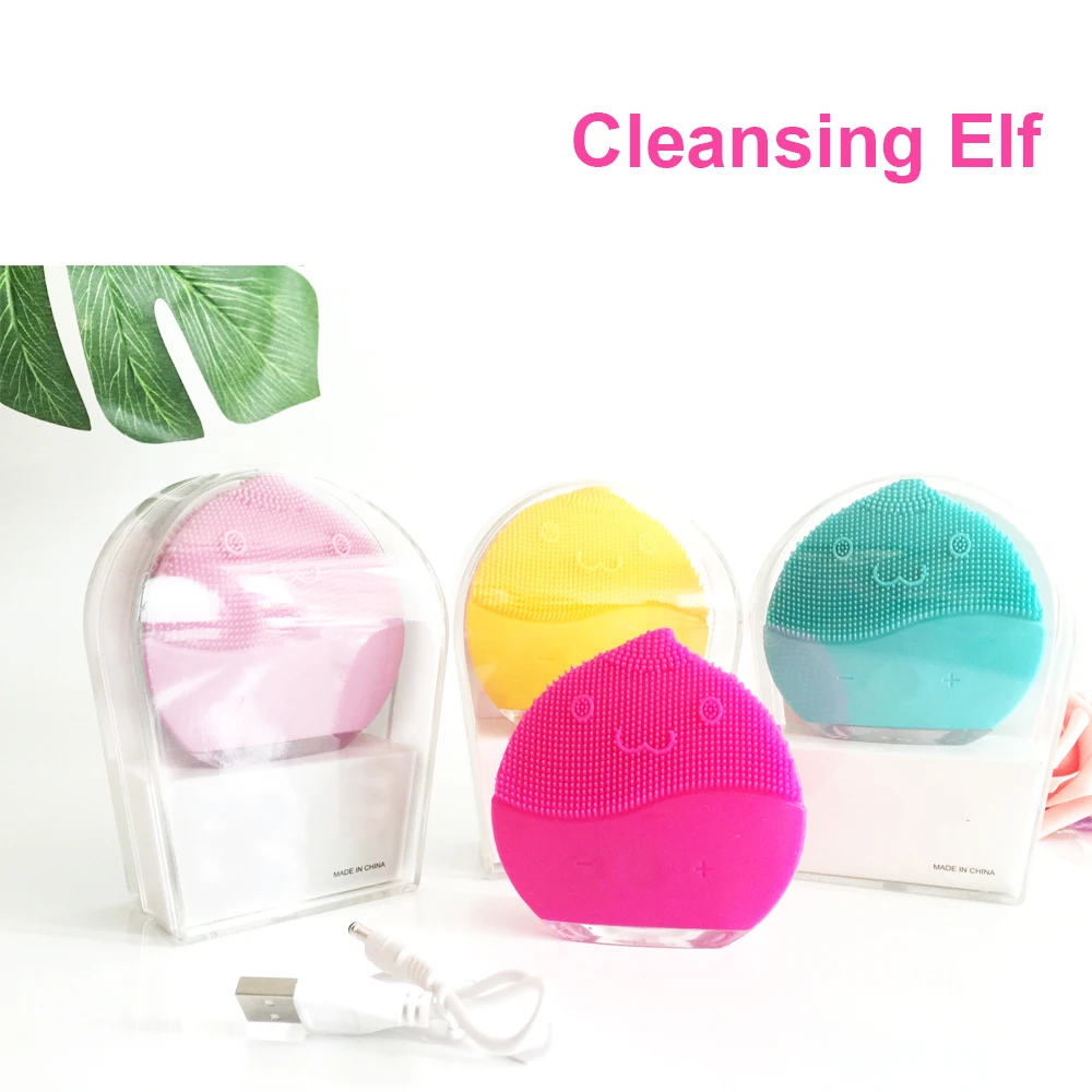Силиконовая Очищающая щетка для лица очищающее средство очистки пор