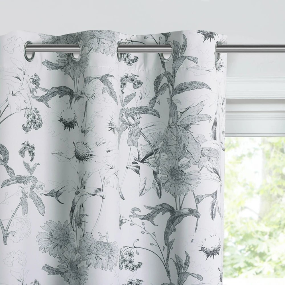 1 шт. светонепроницаемые шторы с цветочным принтом|Занавески| |