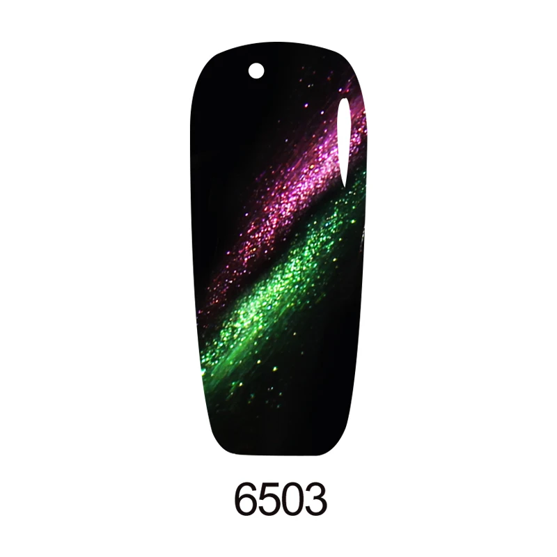 Docaty двухцветный Магнитный Гель лак кошачий глаз Звездный голографический