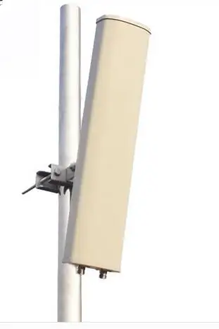 Панельная антенна mimo 2 4g 15dBi 65 градусов 17 дБ вертикальная поляризация 2400 МГц |
