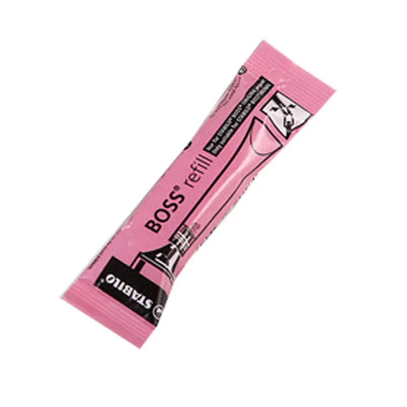 6Pcs Pink 6 шт./лот Stabilo 070 хайлайтер Заправка для Boss 70 яркий цветной экологический цвет 2-3 раза заправка 4 цвета на выбор - Цвет: 6Pcs Pink