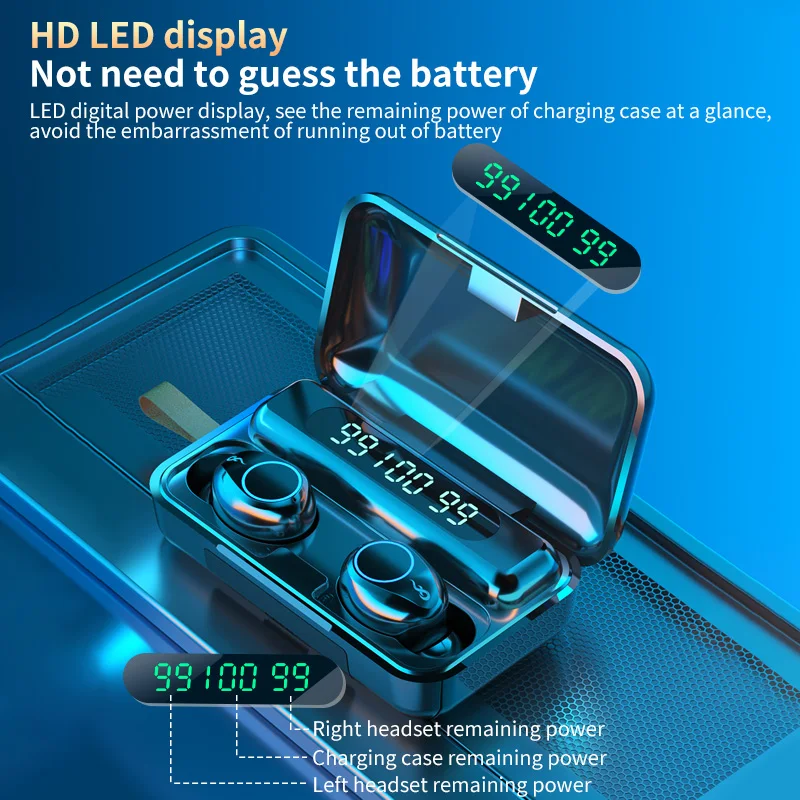 F9-30 Bluetooth 5 0 TWS беспроводные наушники сенсорные мини-наушники водонепроницаемые