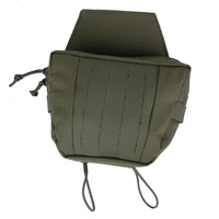 tbs035 airsoft carrier drop pouch bag multicam tactical vest belly bag chest rig plate hang storage bag rg free shipping