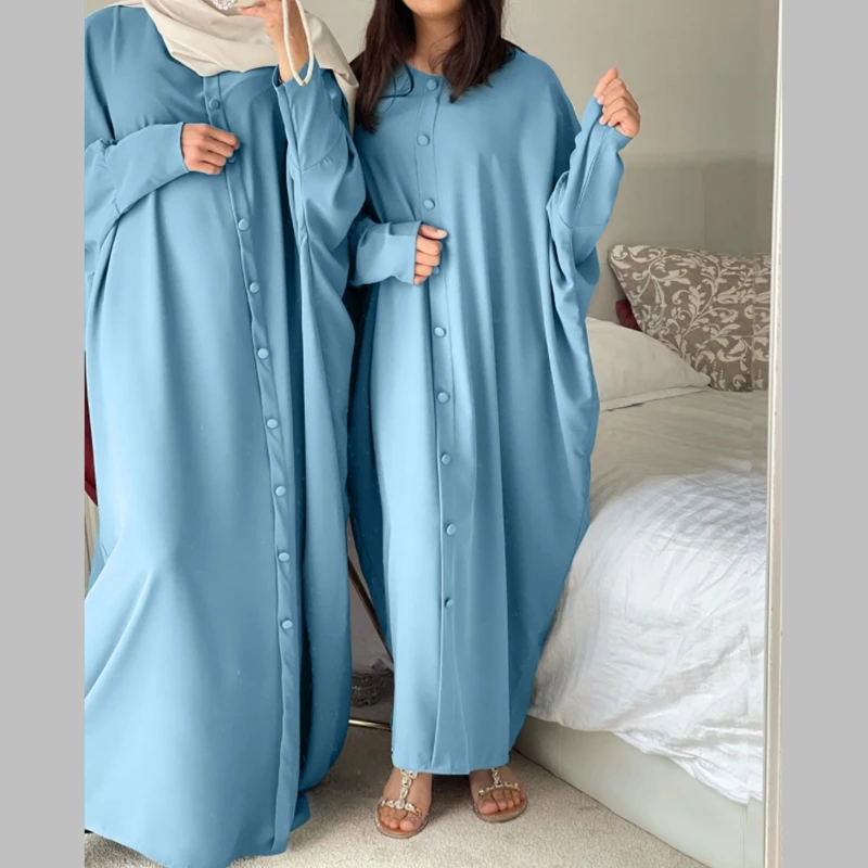 

Рамадан цельный абайя для молитв платье Jilbab платья ХИДЖАБ КАФТАН длинный халат Khimar скромный мусульманский Дубай одежда