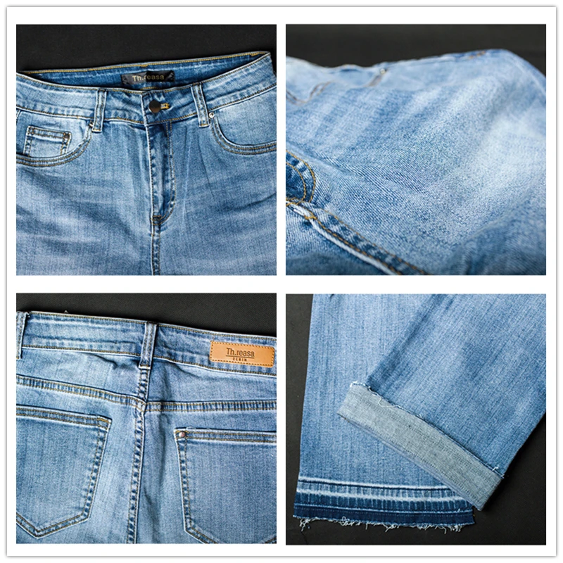 Новые джинсы с высокой талией расклешенные для женщин в стиле бойфренд узкие