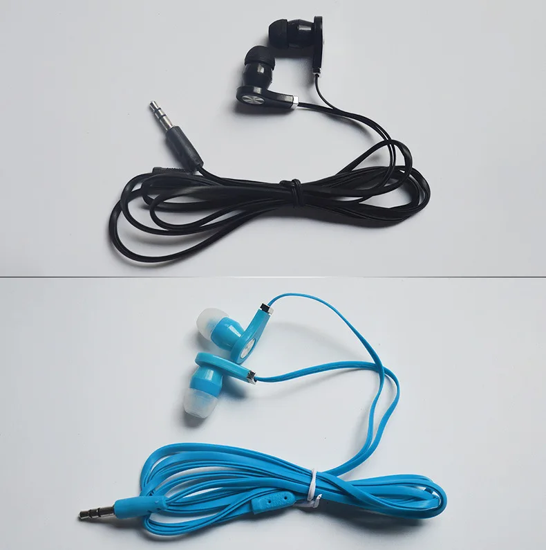 CHYI In Ear Наушники Проводная гарнитура без микрофона дешевые универсальные 3,5 мм музыка мини-наушники-вкладыши цветные наушники-капли для смартфона