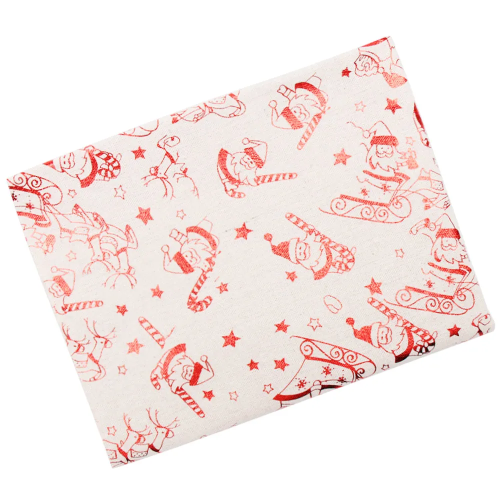 Винтажная Джутовая Ткань IBOWS 45*150 см льняной Рождественский Санта-Клаус для