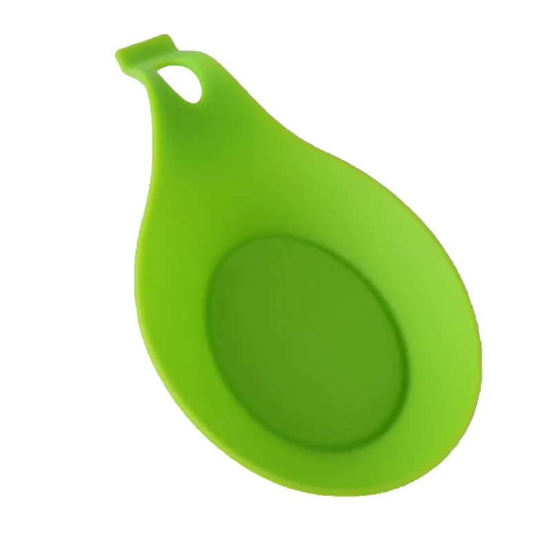 

Food Grade Silicone Spoon Mat Silicone Heat Resistant Placemat Tray Spoon Pad Drink Glass Coaster Kitchen Tool