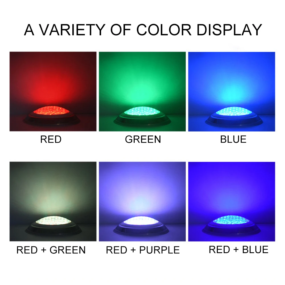 

IP68 Waterproof LED Swimming Pool Lights Wall Light Underwater Lights Color Changing RGB Lamp 12V Remote Control Wall Lamps