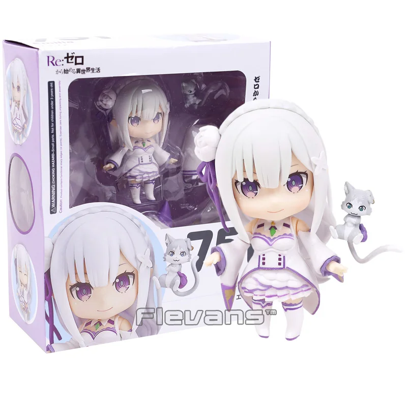 Экшн фигурка из ПВХ Re:ZERO Start Life In other World Эмилия 751 Коллекционная модель