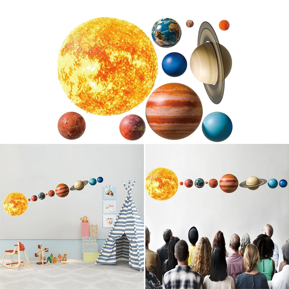 Солнце Юпитер Сатурн Нептун уран земля венерина Марс Меркурий светящиеся